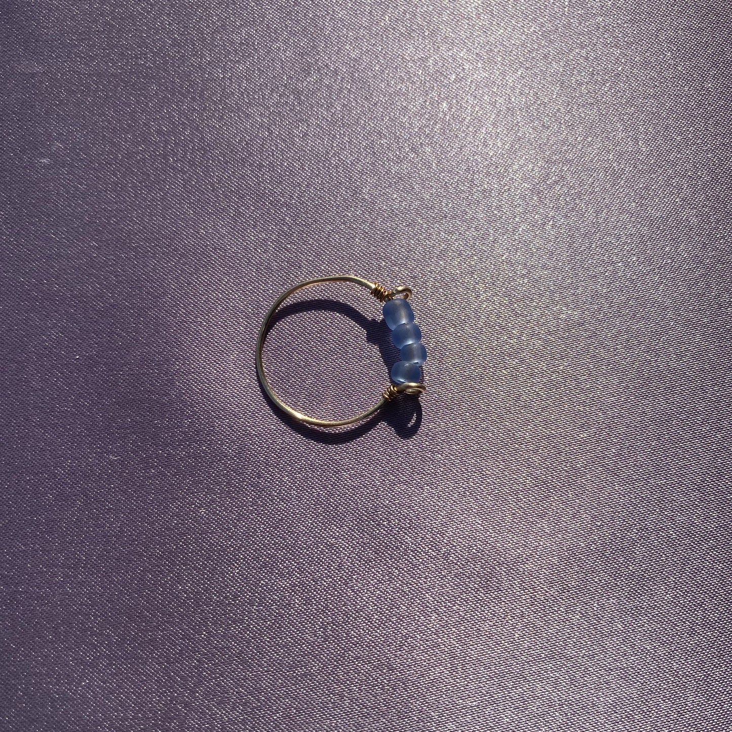 Sky Blue Dainty Ring